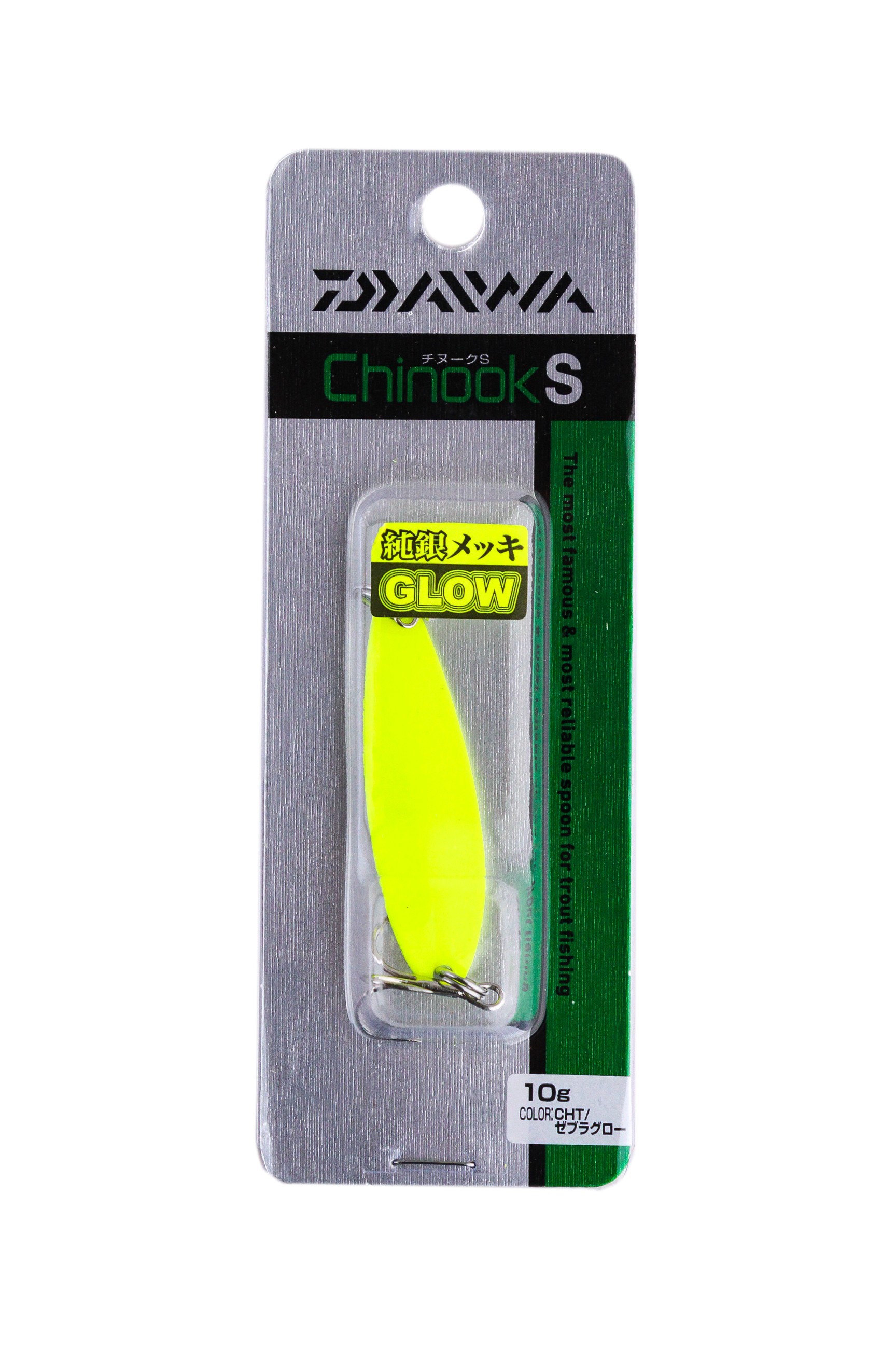 Блесна Daiwa Chinook S 10гр cht zebra glow - фото 1