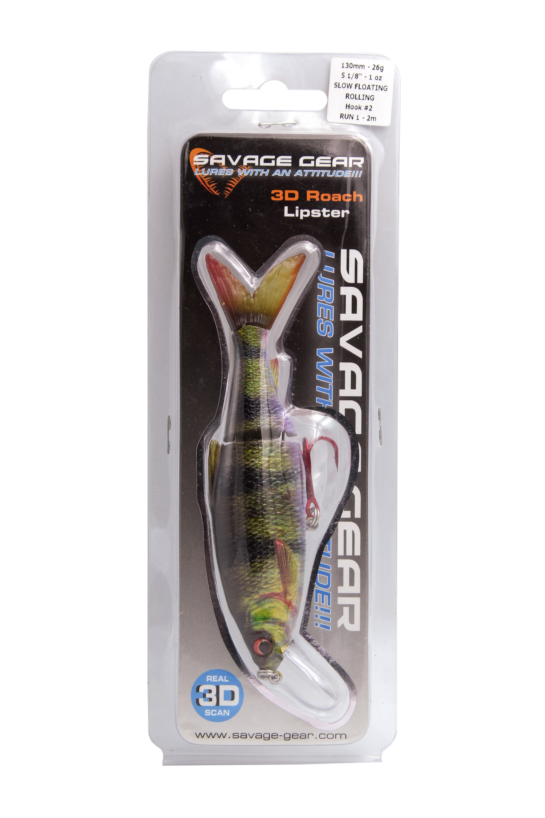 Воблер Savage Gear 3D roach lipster 130 13см 26гр SF 03 Perch PHP - фото 1