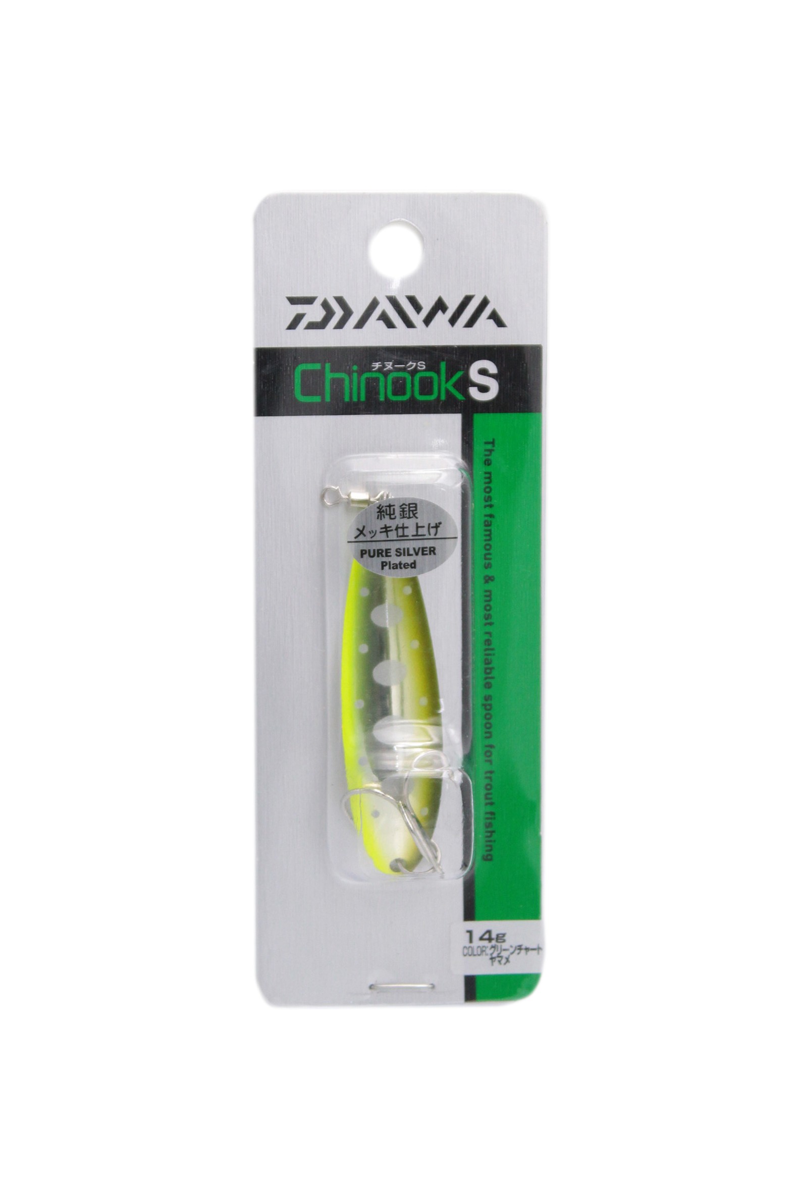 Блесна Daiwa Chinook S 14гр green chart yamame - фото 1