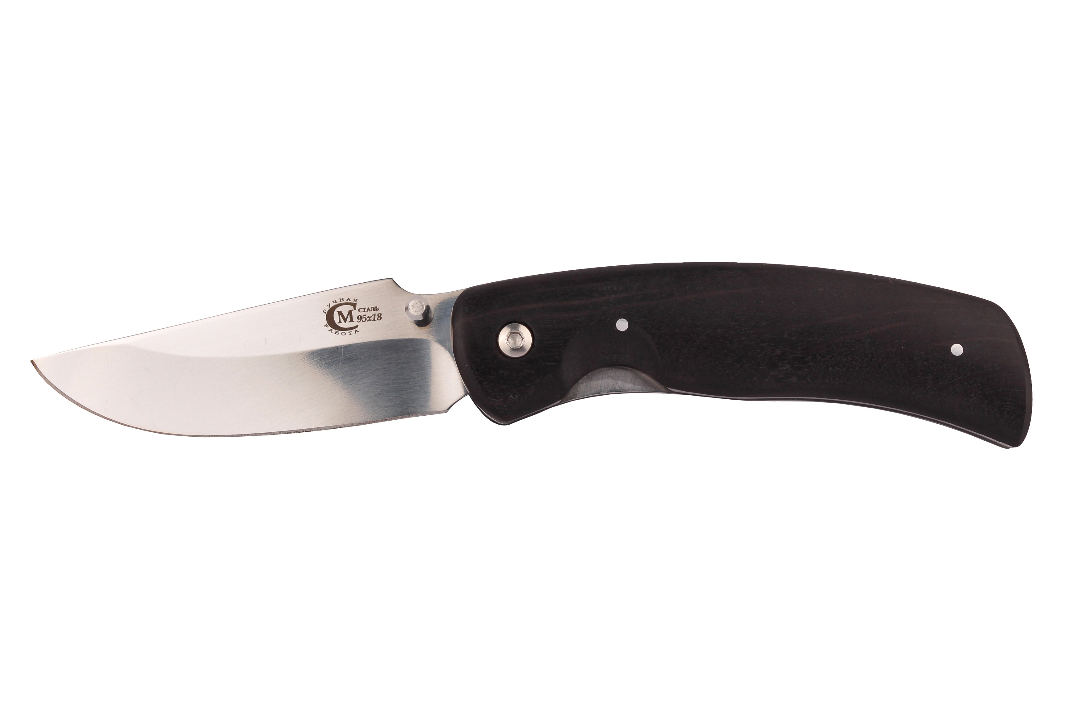 Нож ИП Семин Аляска сталь 95x18 складной - фото 1