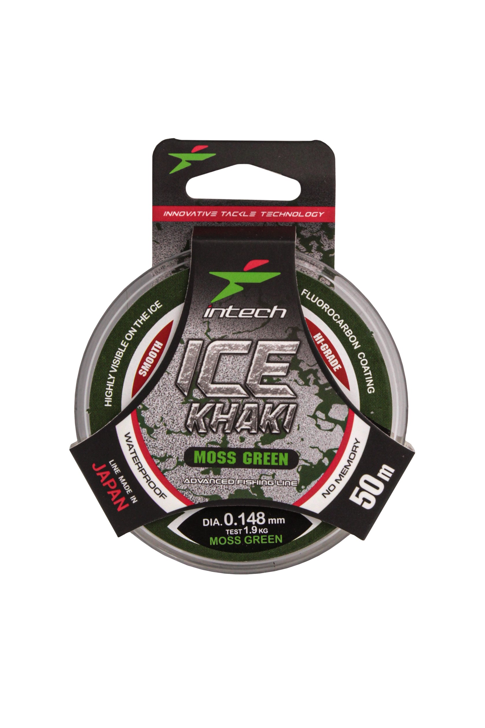 Леска Intech Ice Khaki moss green 50м 0.148мм 1.9кг - фото 1