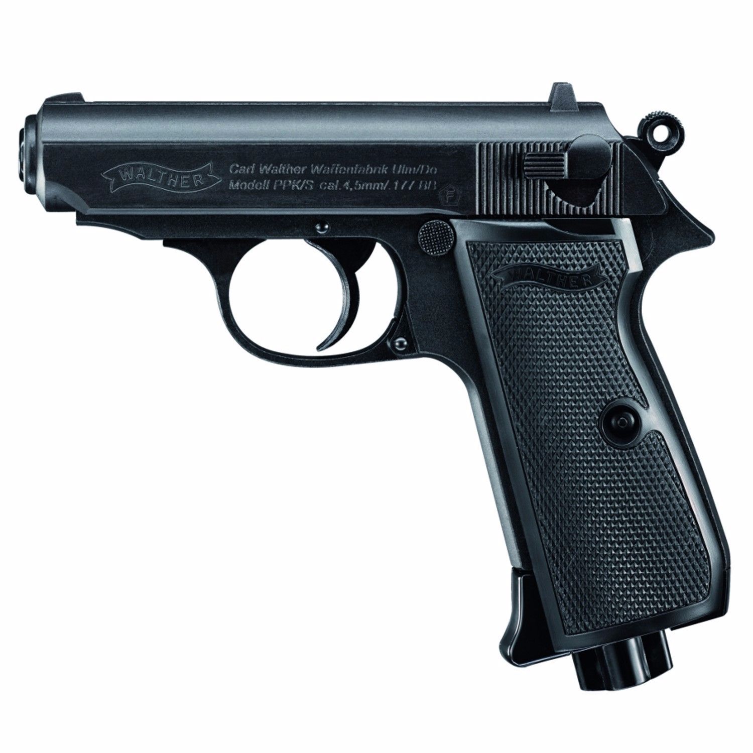Пистолет Umarex Walther PPK/S черный - фото 1