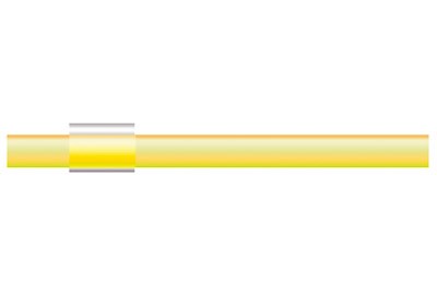 Сторожок Ecopro силиконовый 5мм 75мм желтый 1/10 - фото 1