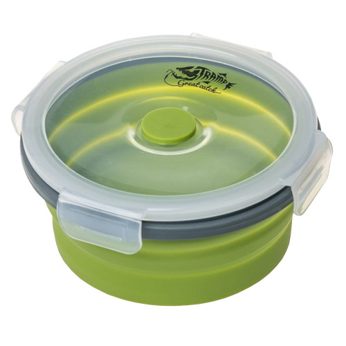 Контейнер Tramp складной с крышкой-защелкой 550мл оливковый - фото 1