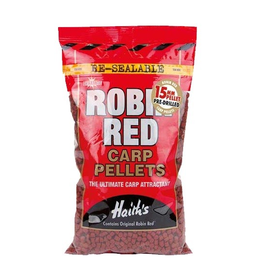 Пеллетс Dynamite Baits Robin red carp 15мм 900гр просверленный - фото 1