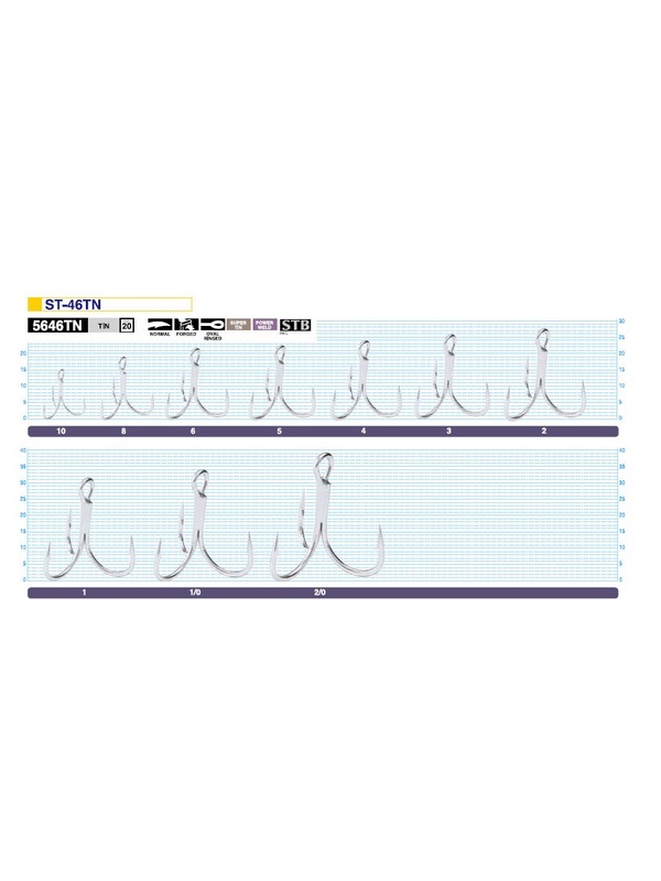 Крючки Owner тройник ST-46TN №2/0 - фото 1