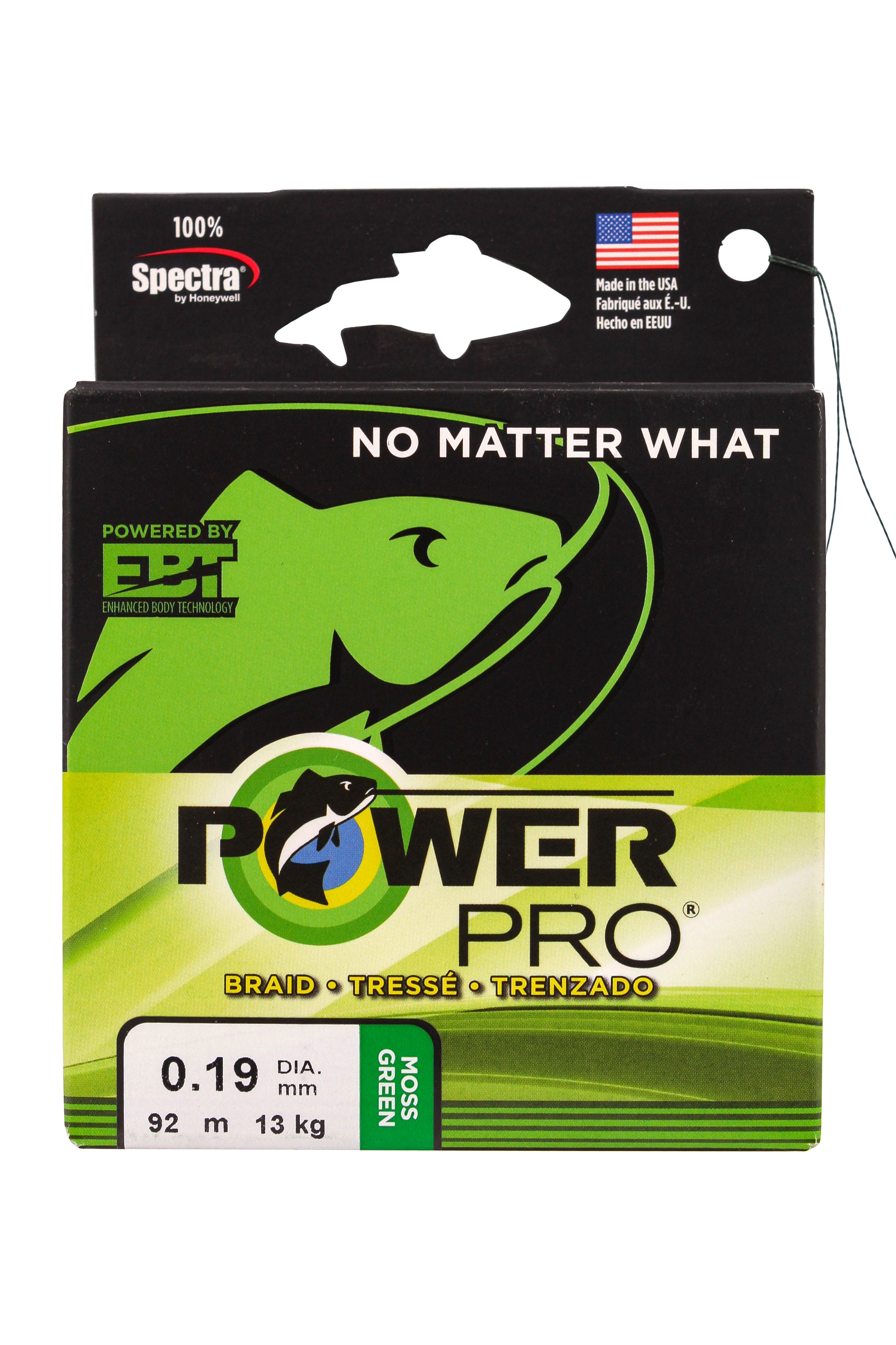 Шнур Power Pro 92м 0,19мм moss green - фото 1