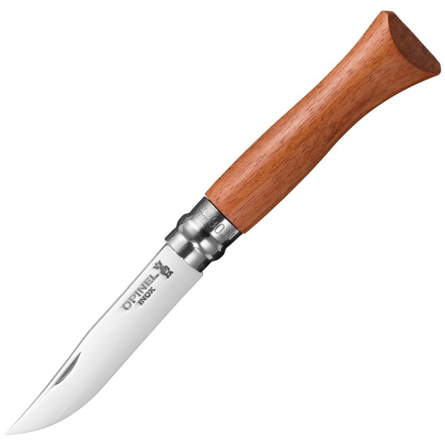 Нож Opinel 6VRI Luxury bubinga 7см нержавеющая сталь - фото 1