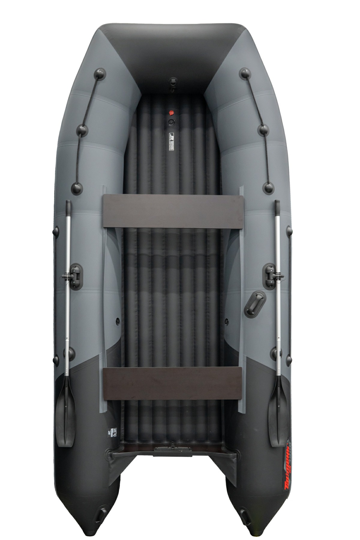 Лодка Мастер лодок Таймень RX 3900 НДНД графит/черный - фото 1