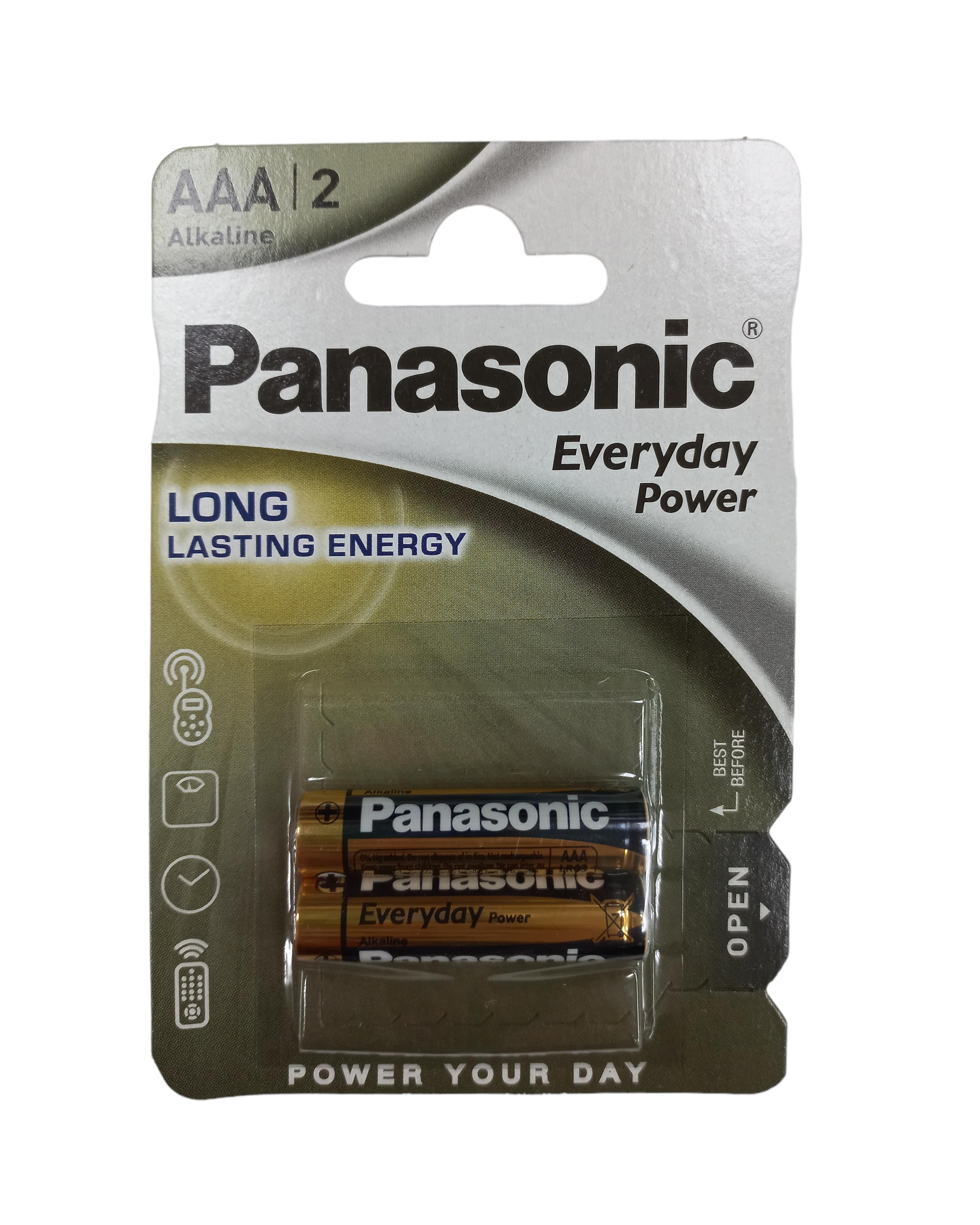 Батарейка Panasonic Everyday Power LR03 AAA 1.5B уп.2шт - фото 1