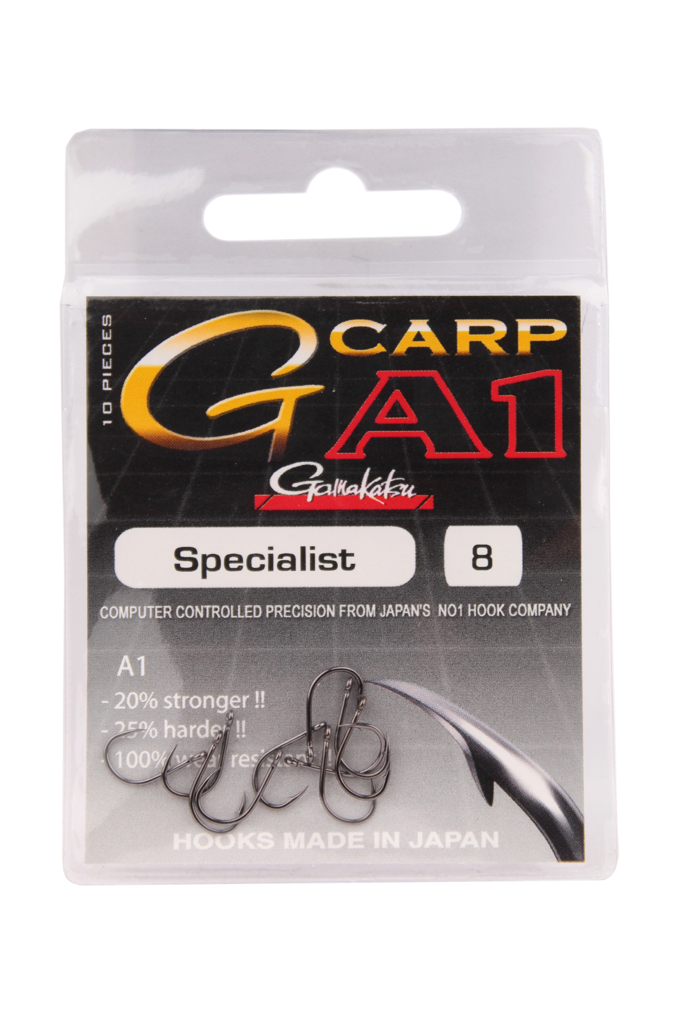 Крючок Gamakatsu A1 G-Carp Specialist Hook №8 уп.10шт купить в интернет-магазине Huntworld.ru