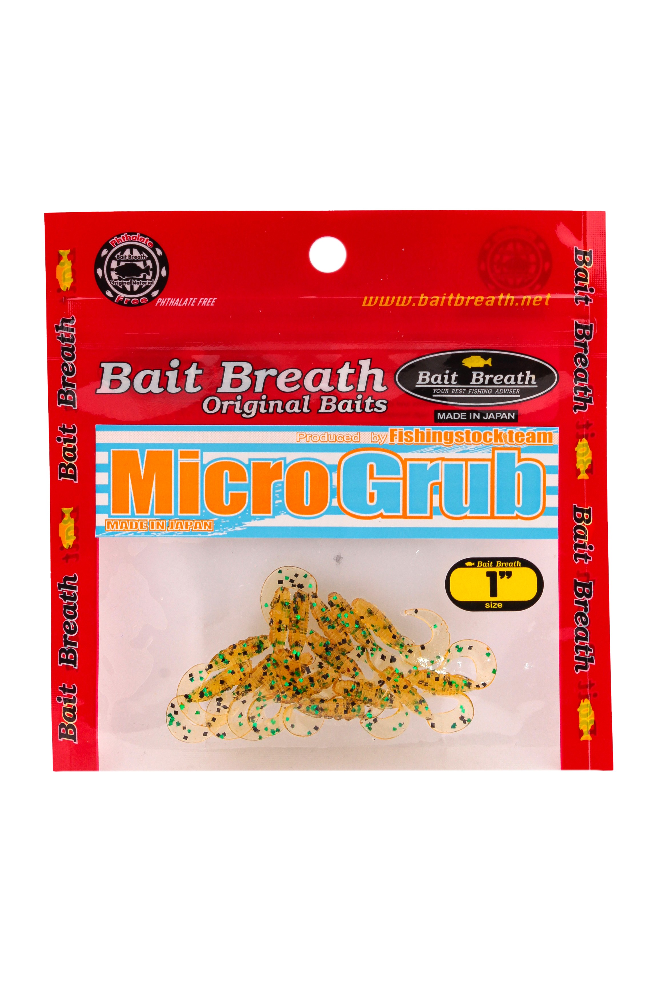 Приманка Bait Breath Micro Grub 1&quot; Ur24 уп.15шт - фото 1