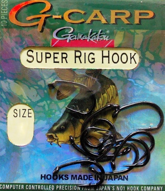 Крючок Gamakatsu G-Carp Super Rig Hook №2 уп.10шт купить в  интернет-магазине