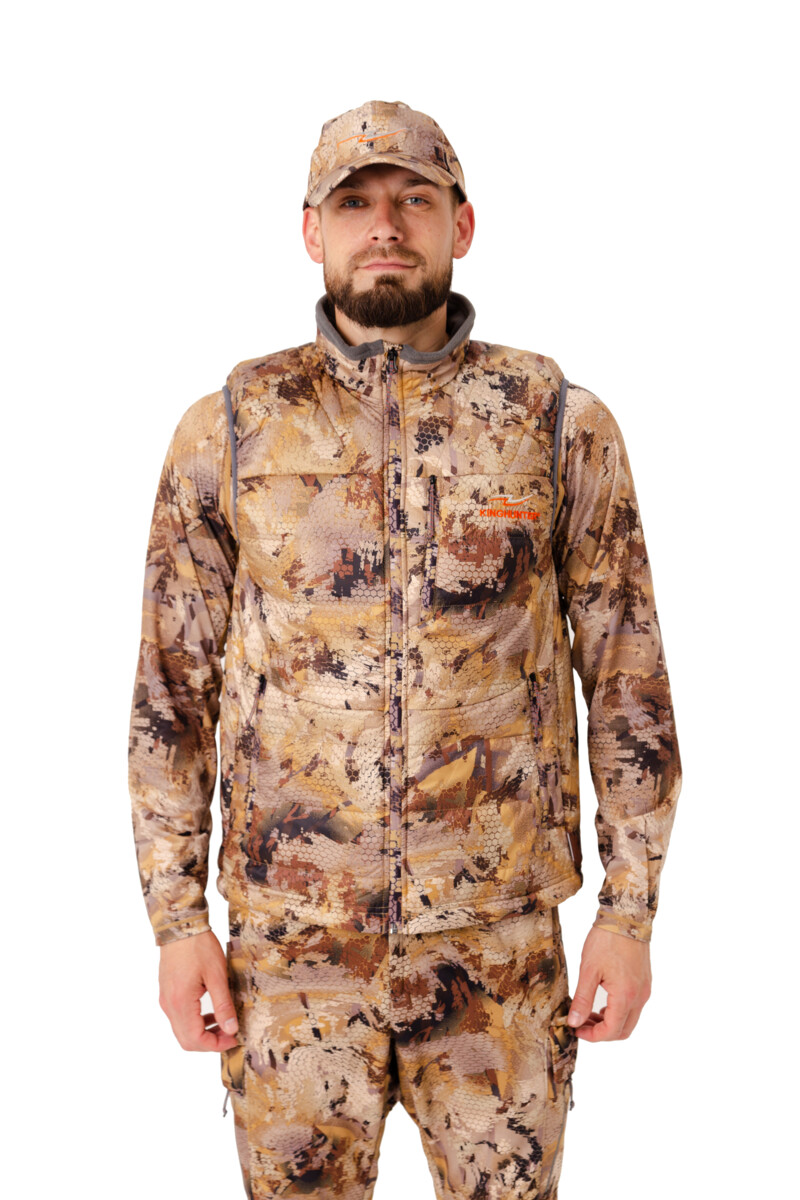 Жилет King Hunter Warm Light camo duck - фото 1