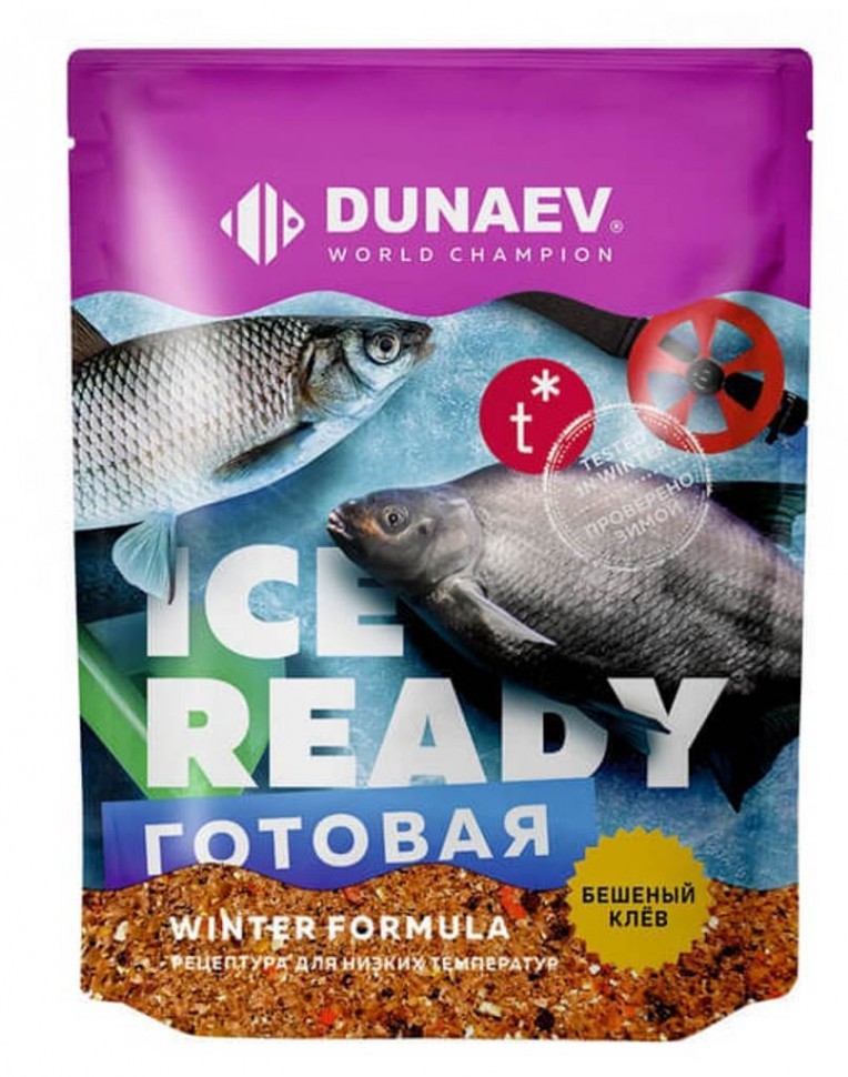 Прикормка Dunaev ICE-Ready 0,75кг универсальная - фото 1