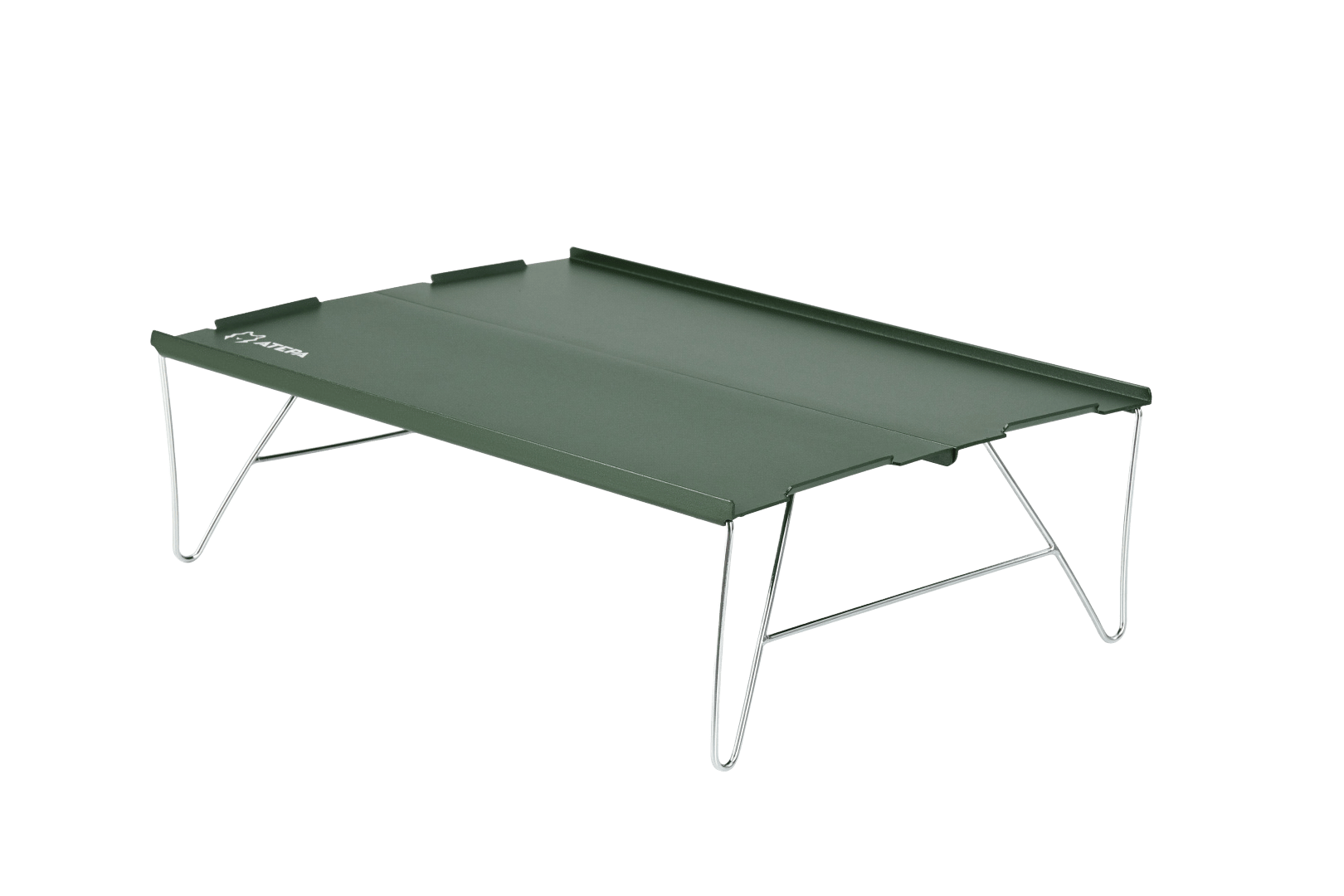 Стол Атера Ultralight скл алюм зеленый - фото 1