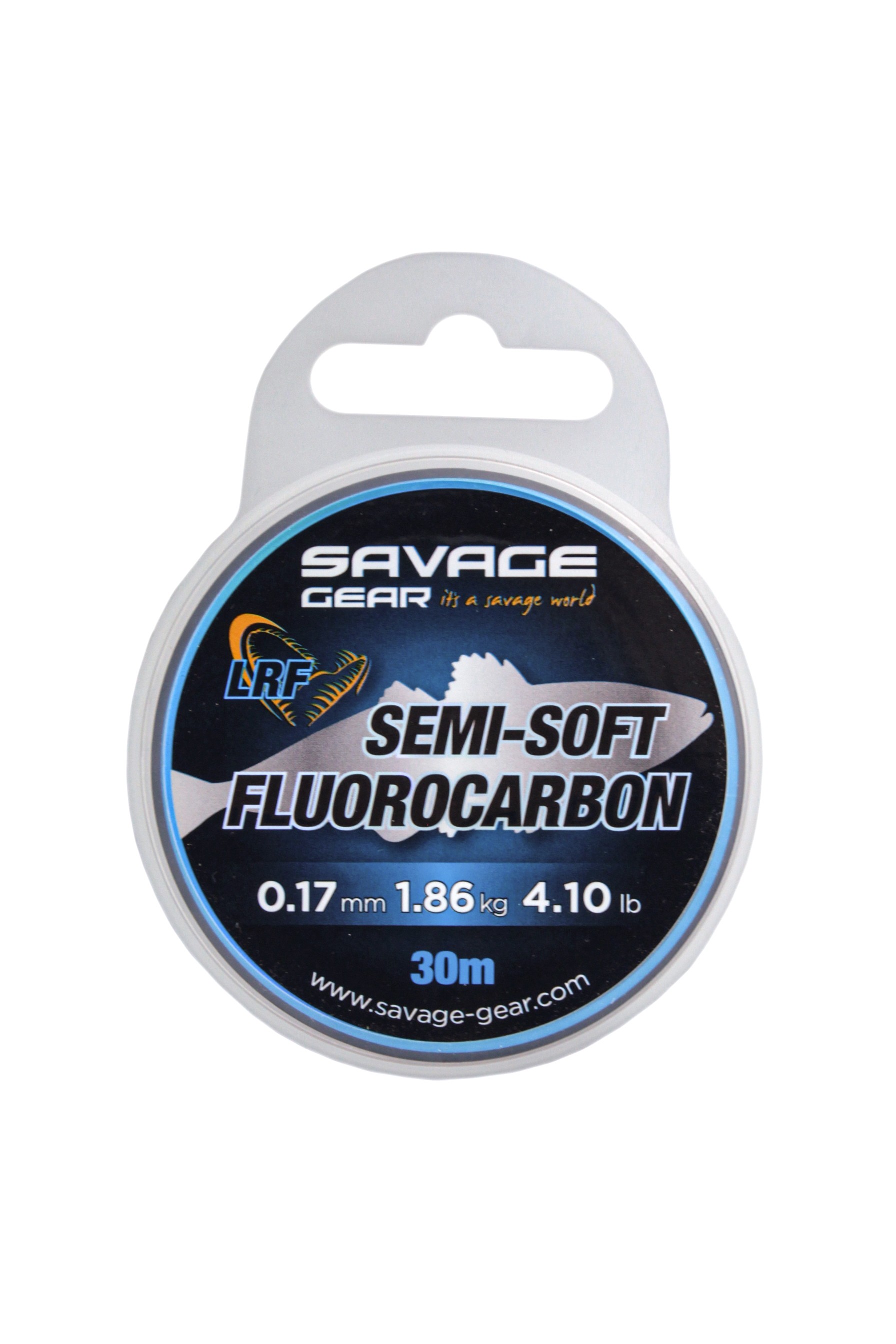 Леска Savage Gear Semi-soft fluorocarbon LRF 30м 0,17мм 1,86кг 4,10lbs clear - фото 1