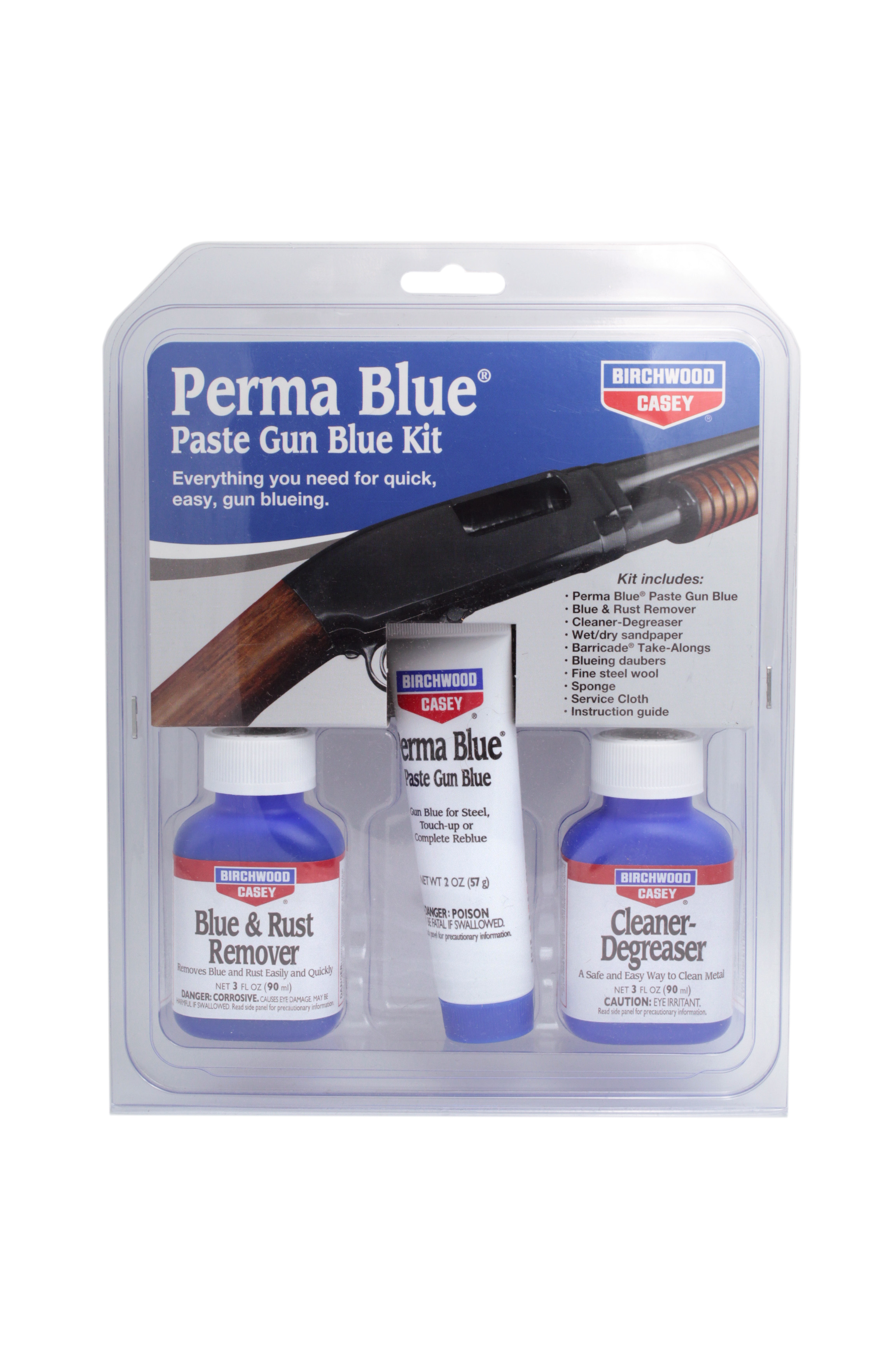 Набор для воронения Birchwood Casey Perma Blue Paste Gun Blue Kit - фото 1