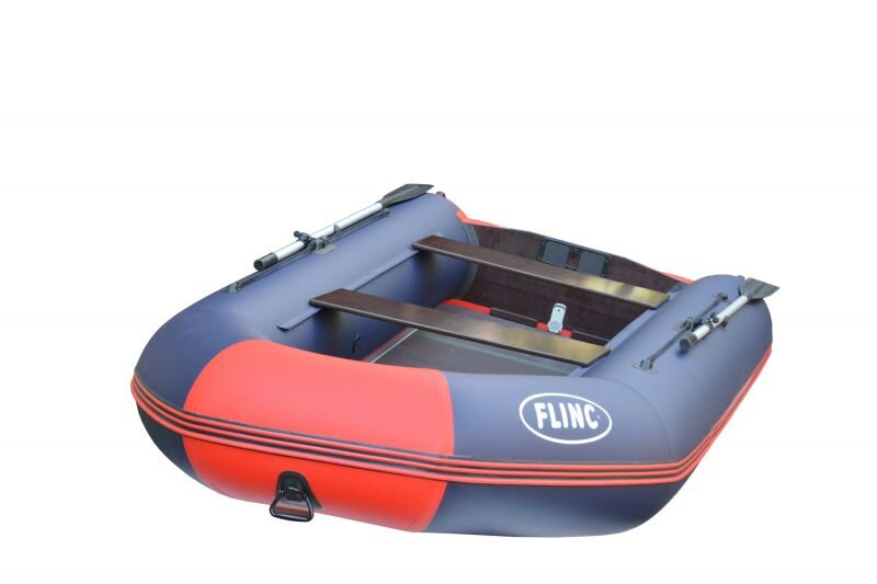 Лодка Flinc FT360K надувная сине-красная - фото 1