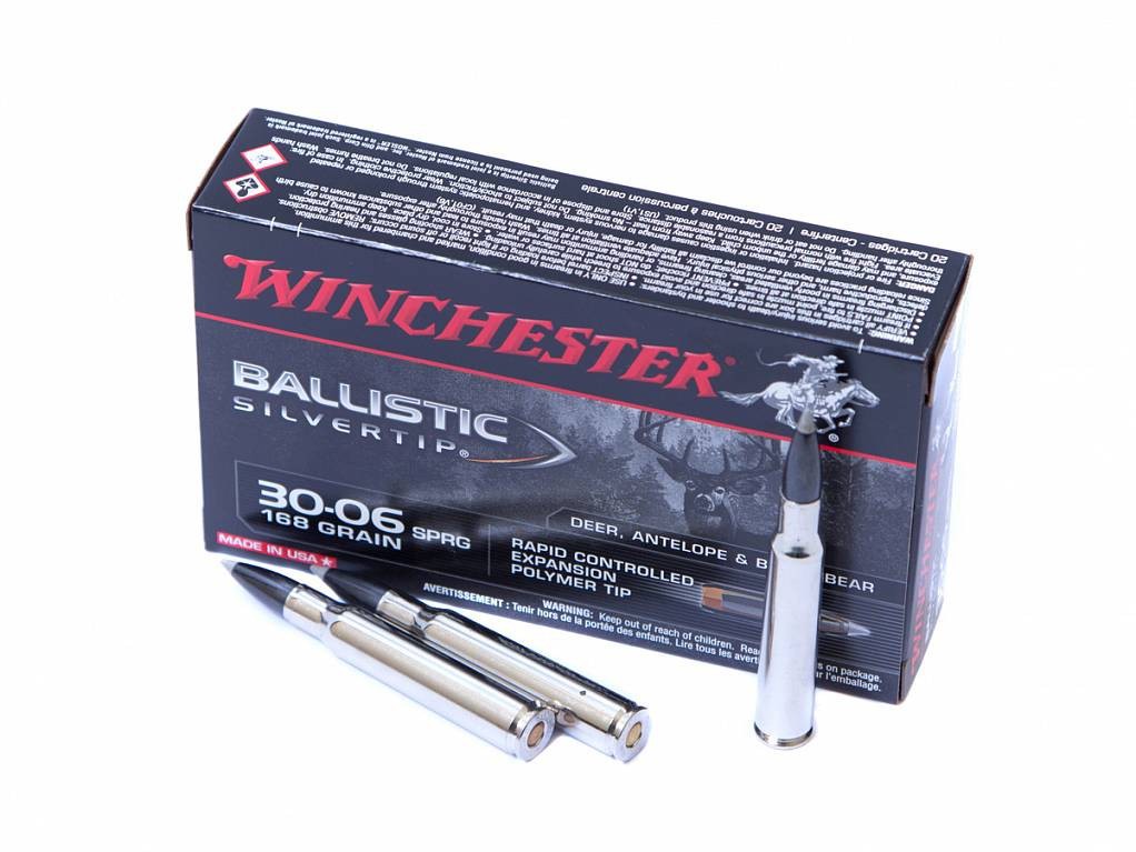 Патрон 30-06Sprg Winchester ballistic silvertip 10,7г - фото 1