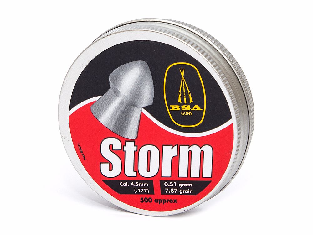 Пульки Bsa Storm 4.5 500шт - фото 1