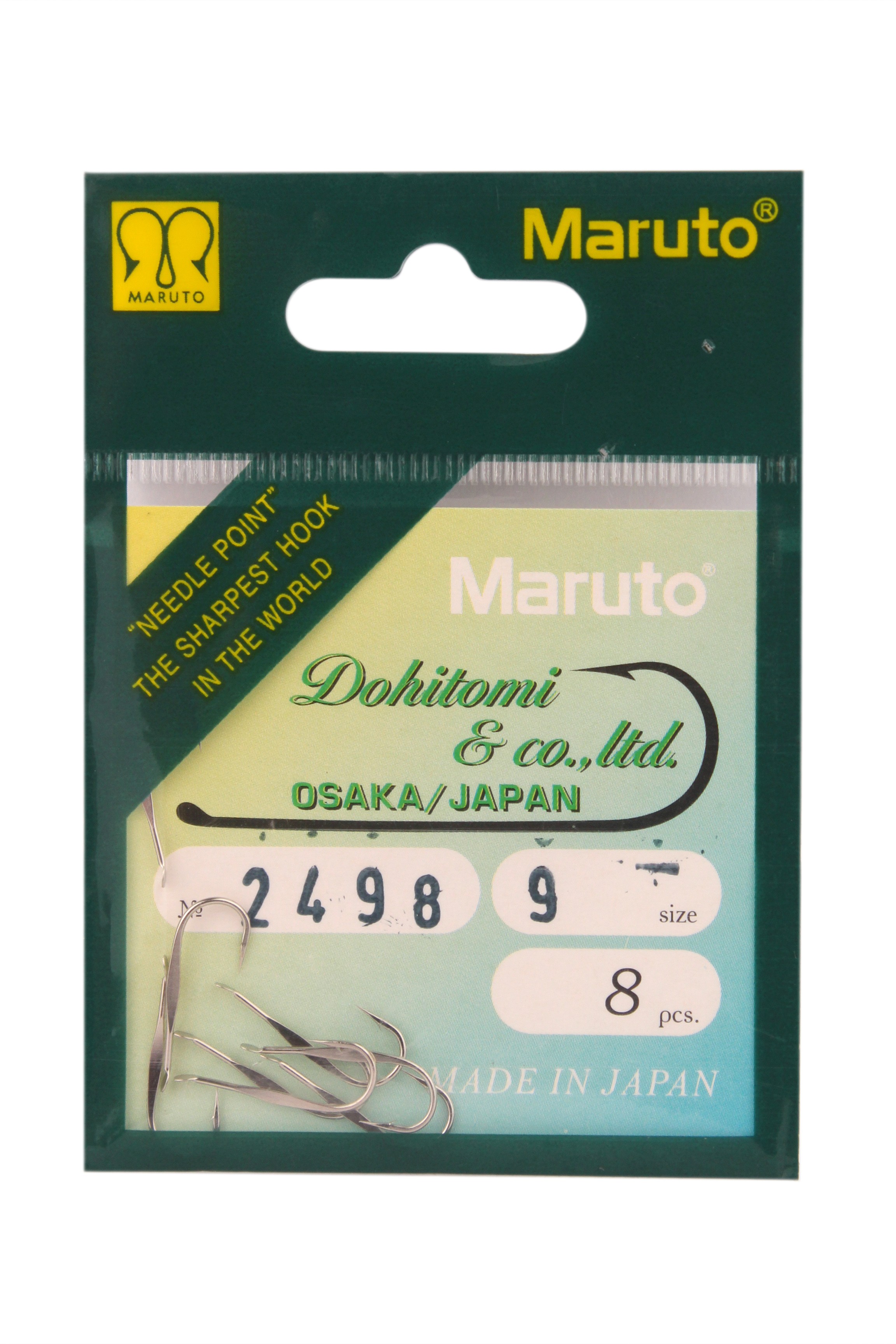 Крючки Maruto 2498 Ni №9 8шт - фото 1