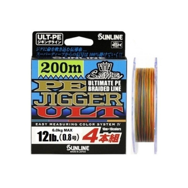 Шнур Sunline PE Jigger ULT 4braid 200м 1,5 25lb - фото 1