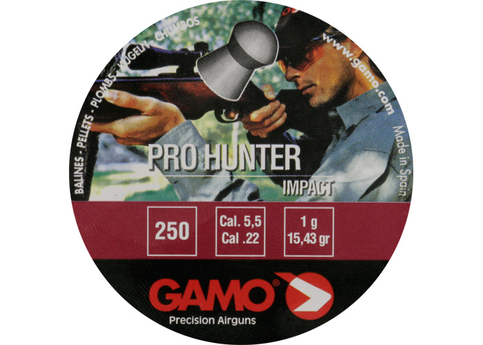 Пульки Gamo Pro Hunter 5,5мм 1г 250шт - фото 1