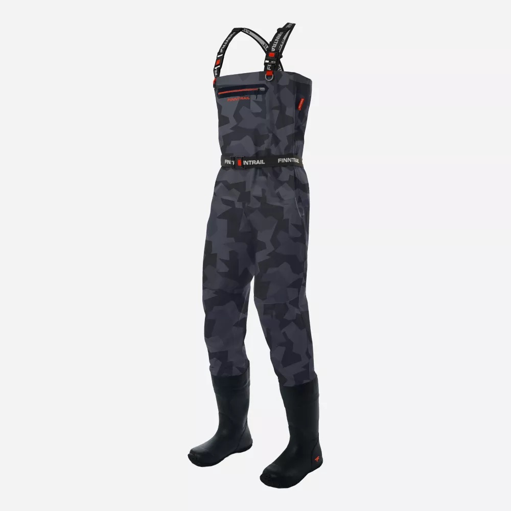 Вейдерсы Finntrail Airman camo shadow black - фото 1