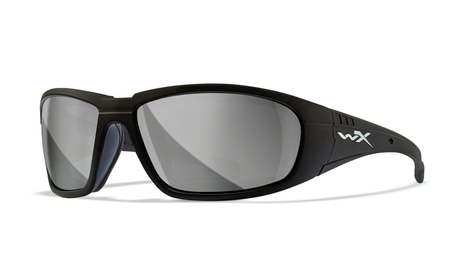 Очки защитные Wiley X WX Boss Mate Black/Grey Silver Flash - фото 1