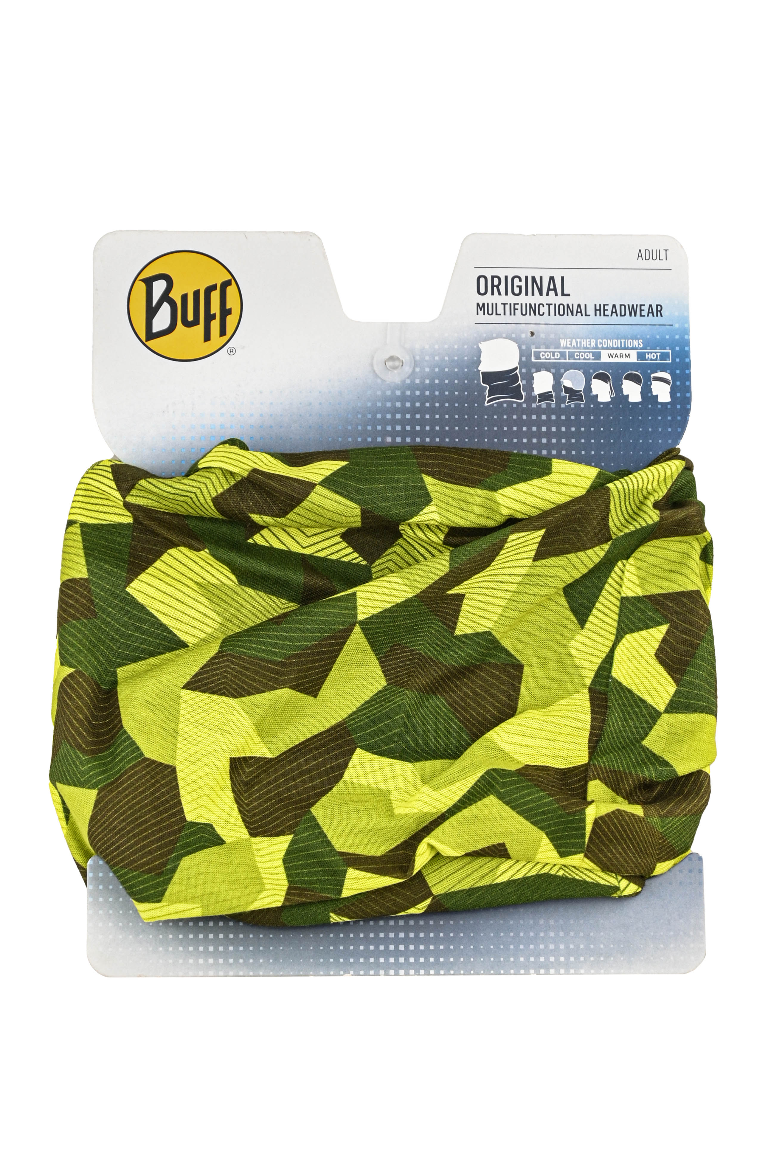 Бандана Buff Original block camo green - фото 1