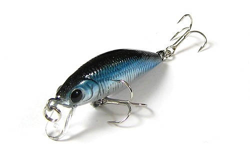 Воблер Lucky Craft Bevy minnow 40 SP 052 aurora black - фото 1