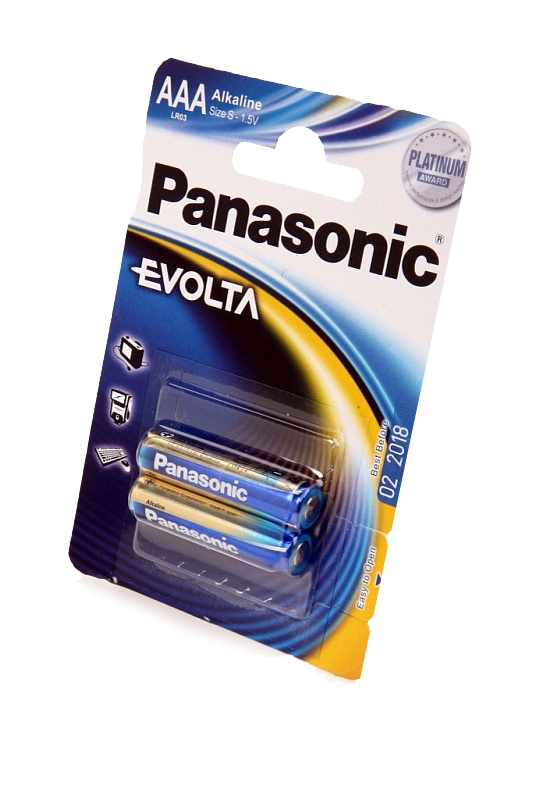 Батарейка Panasonic Evolta LR03 AAA 1.5B уп.2шт - фото 1