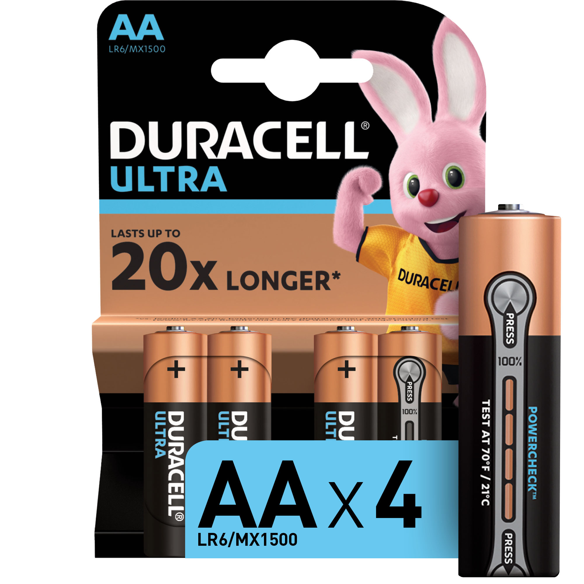 Батарейка Duracell Ultra АА уп.4шт - фото 1
