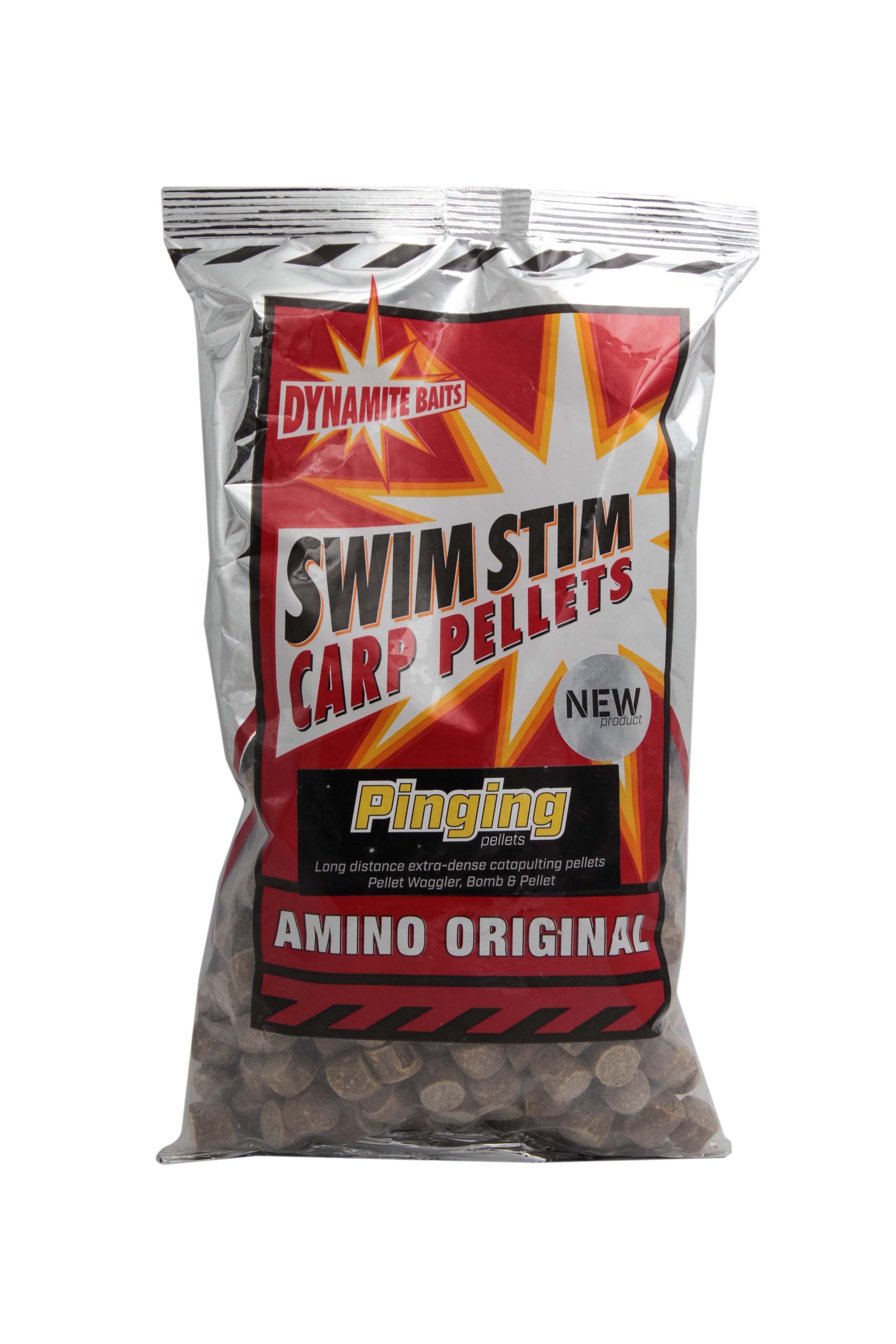 Пеллетс Dynamite Baits Swim Stim pinging pellets amino original 13мм 900гр - фото 1