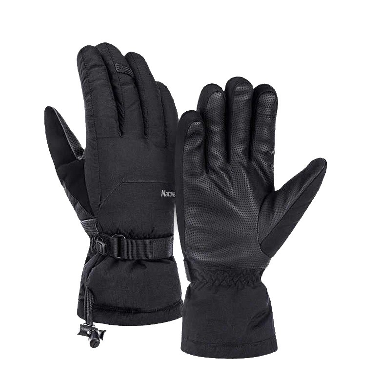 Перчатки Naturehike GL07 outdoor waterproof and warm down soft shell black  - фото 1