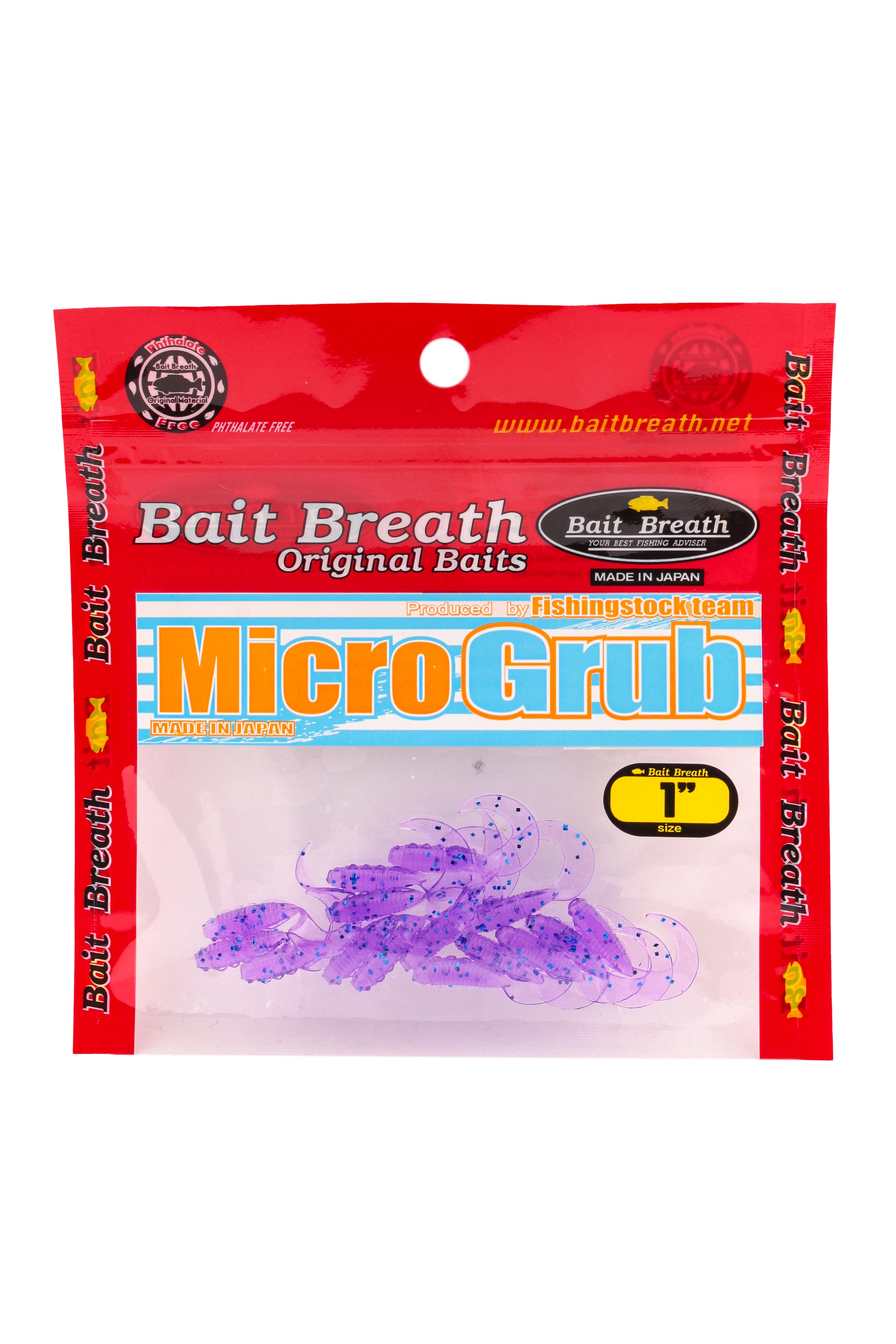 Приманка Bait Breath Micro Grub 1&quot; Ur211 уп.15шт - фото 1