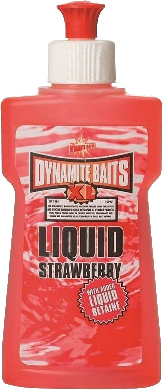 Аттрактант Dynamite Baits XL strawberry 250мл - фото 1