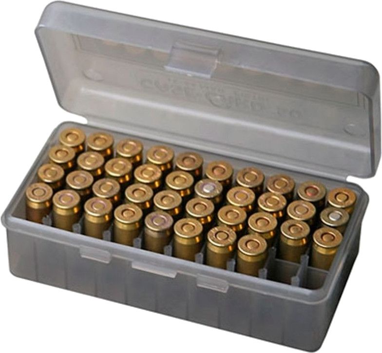 Кейс MTM для переноски и хранения 50 пистолетных патронов - фото 1