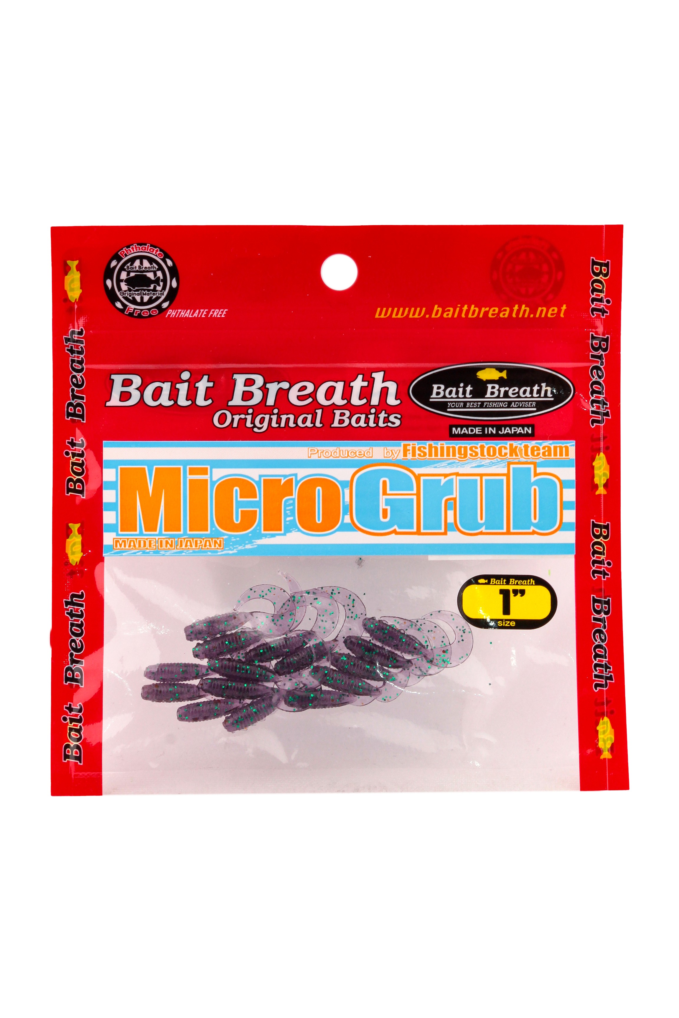 Приманка Bait Breath Micro Grub 1&quot; Ur26 уп.15шт - фото 1