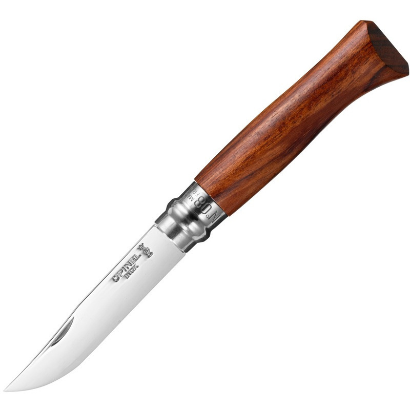 Нож Opinel №8 luxe bubinga складной нержавеющая сталь - фото 1