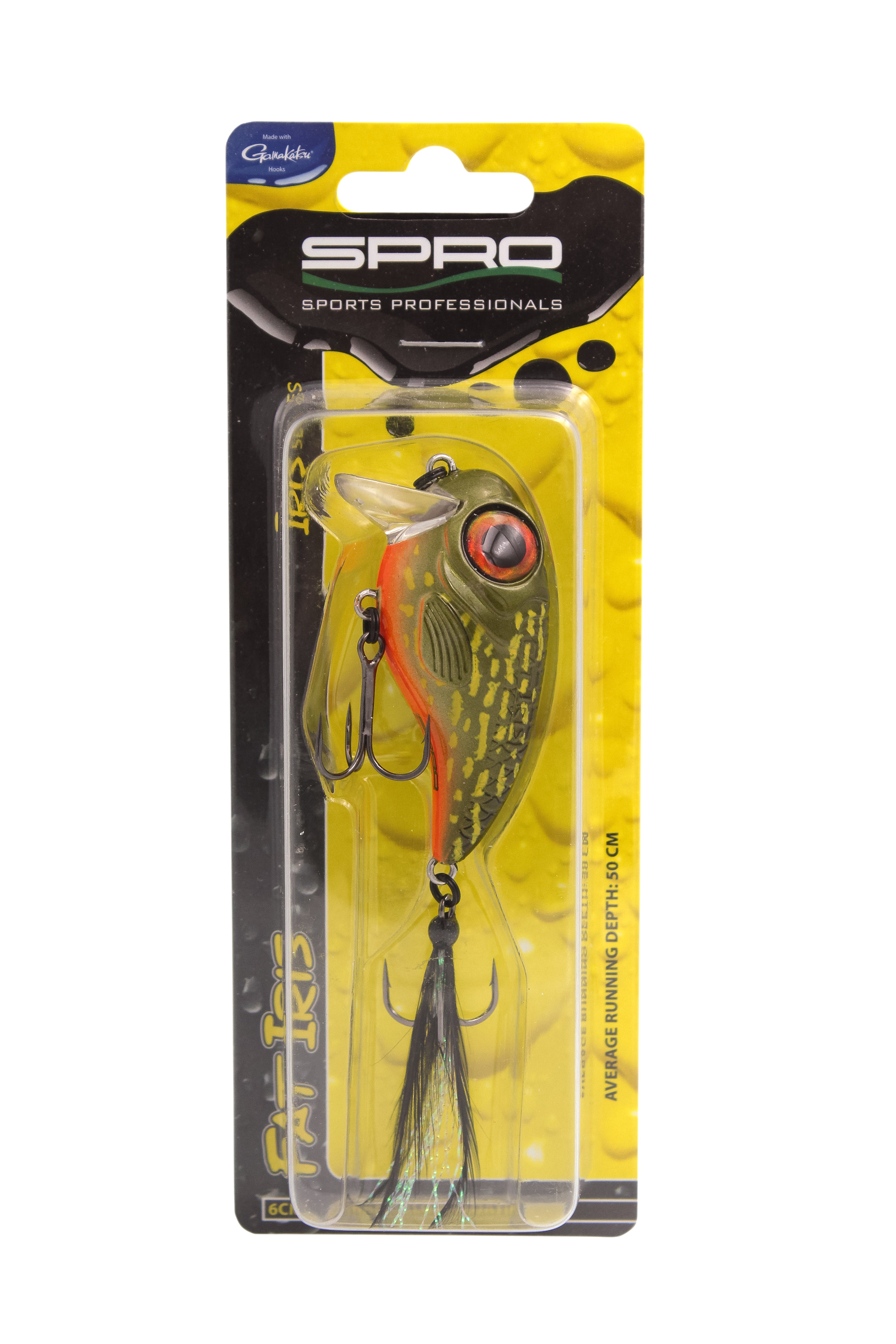 Воблер SPRO Iris fat hardlure pikey 6см 17гр - фото 1