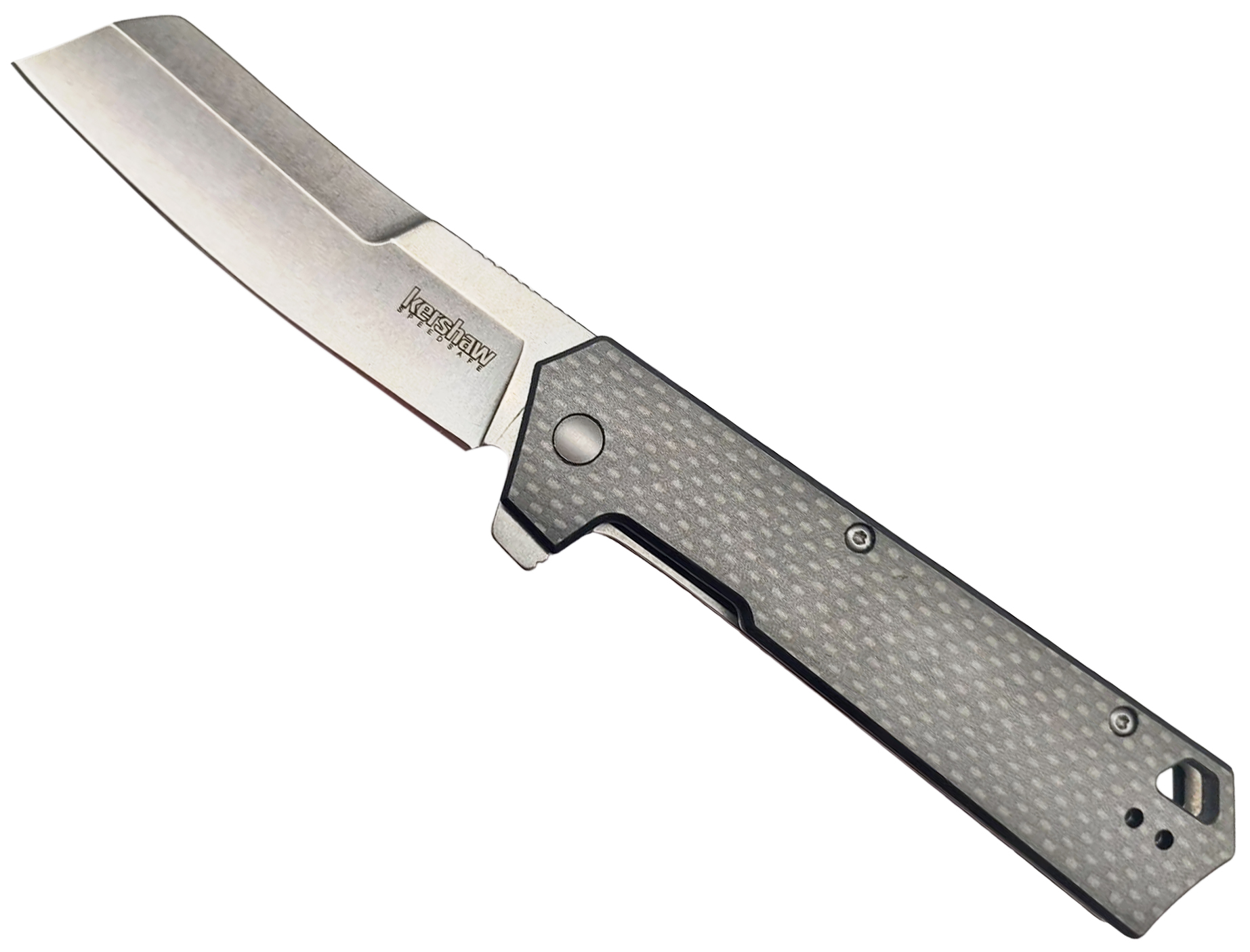 Нож Kershaw RIB полуавтоматический клинок 89мм 8Cr13MoV рукоять G10/карбон - фото 1