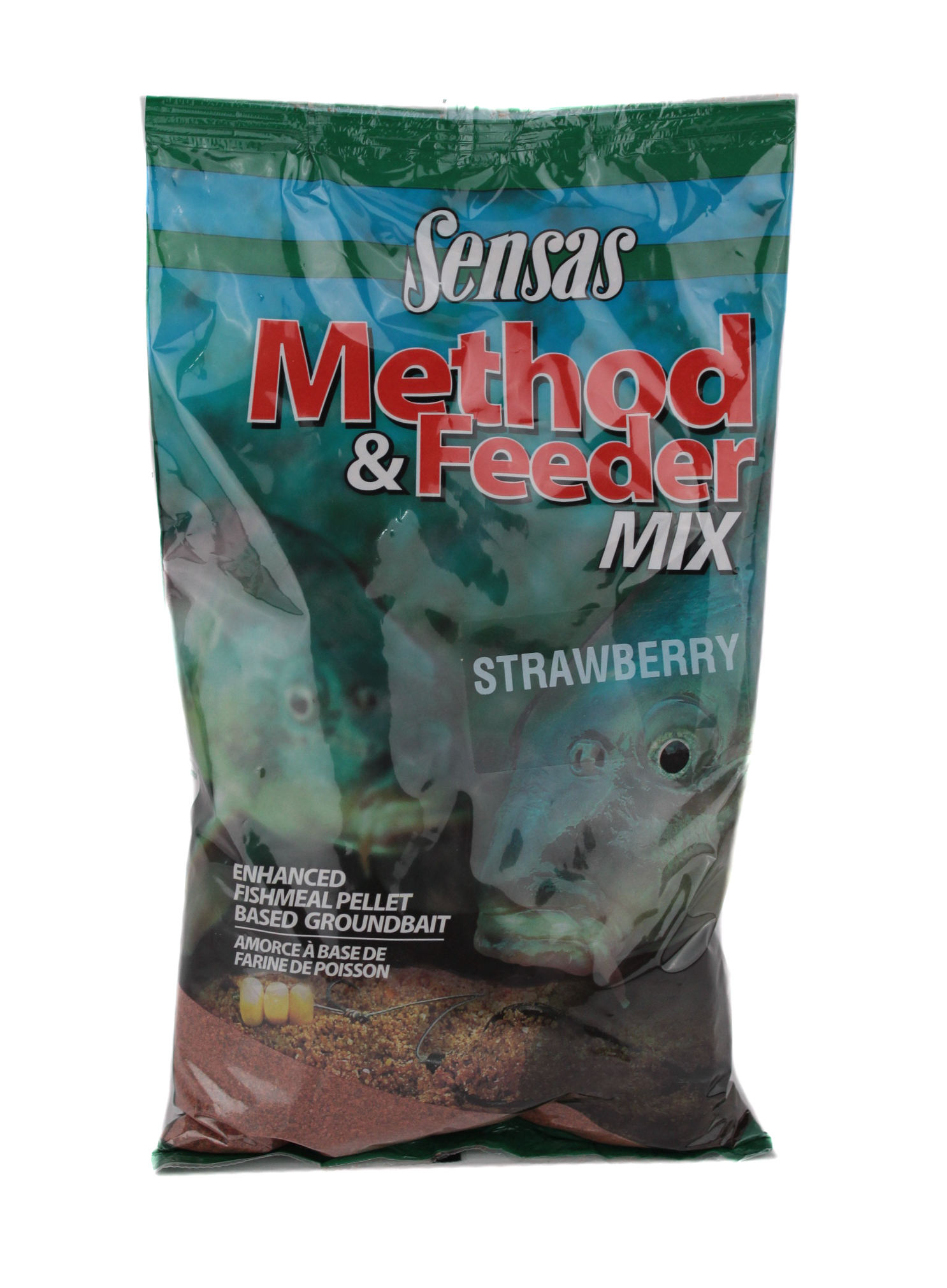 Прикормка Sensas 3000 Method feeder strawberry 1кг - фото 1
