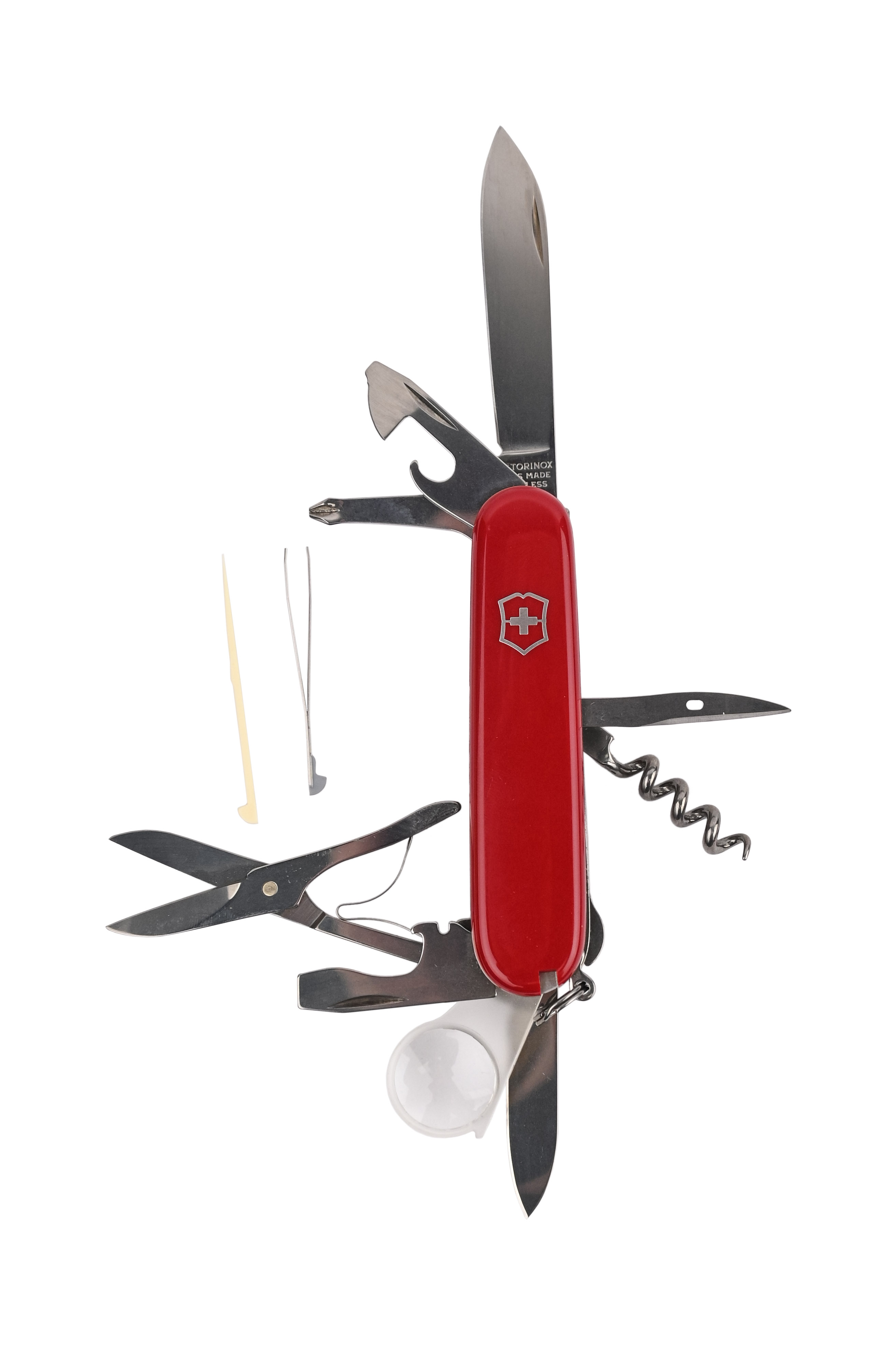 Нож Victorinox Explorer 91мм 16 функций красный - фото 1