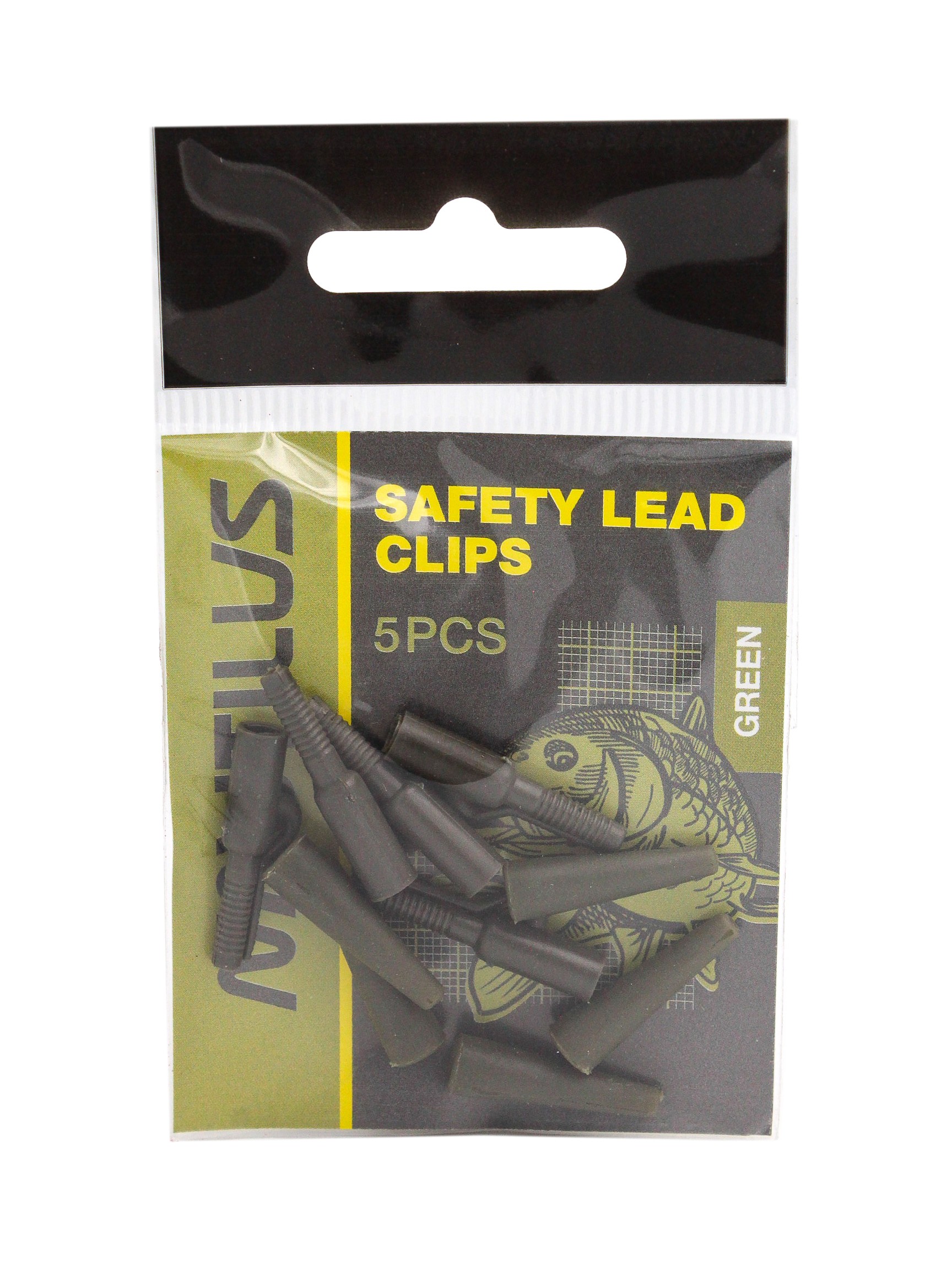 Клипса Nautilus Safety lead clips with pin green - фото 1