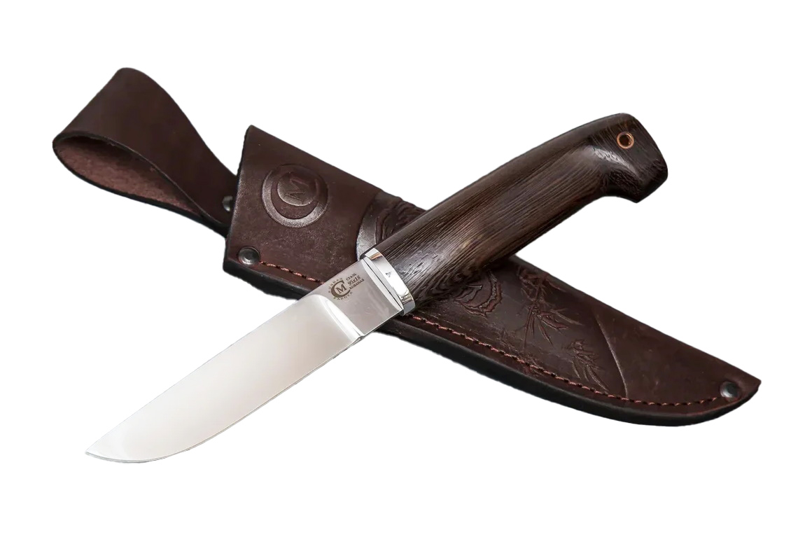 Нож ИП Семин Финский кованая сталь 95x18 венге литье - фото 1