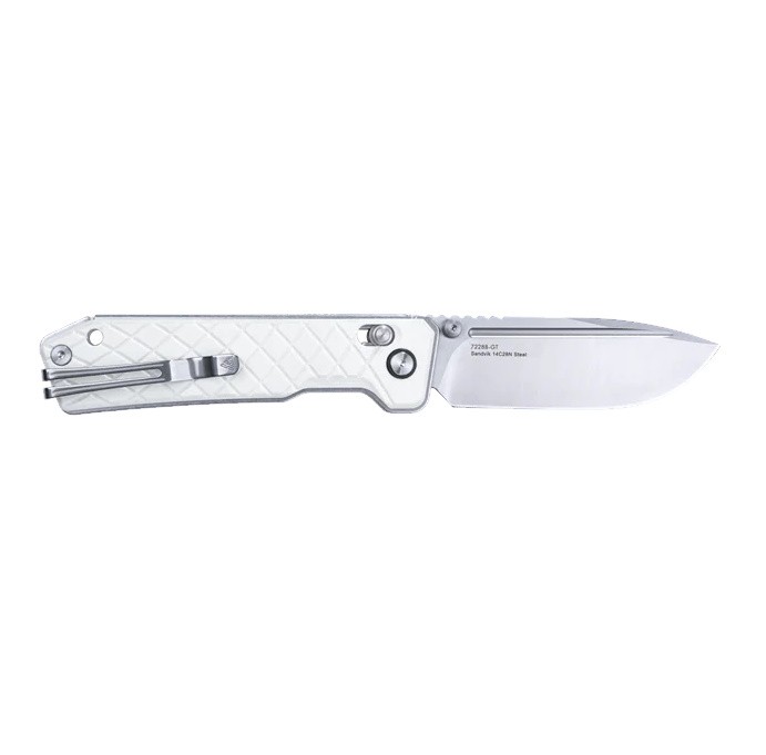 Нож SRM 77228B-GT сталь 14C28N рукоять White G10 купить в интернет-магазине «Мир Охоты»