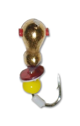 Мормышка Grifon Муравей кембрик с отверстием 1430 gold 3мм - фото 1