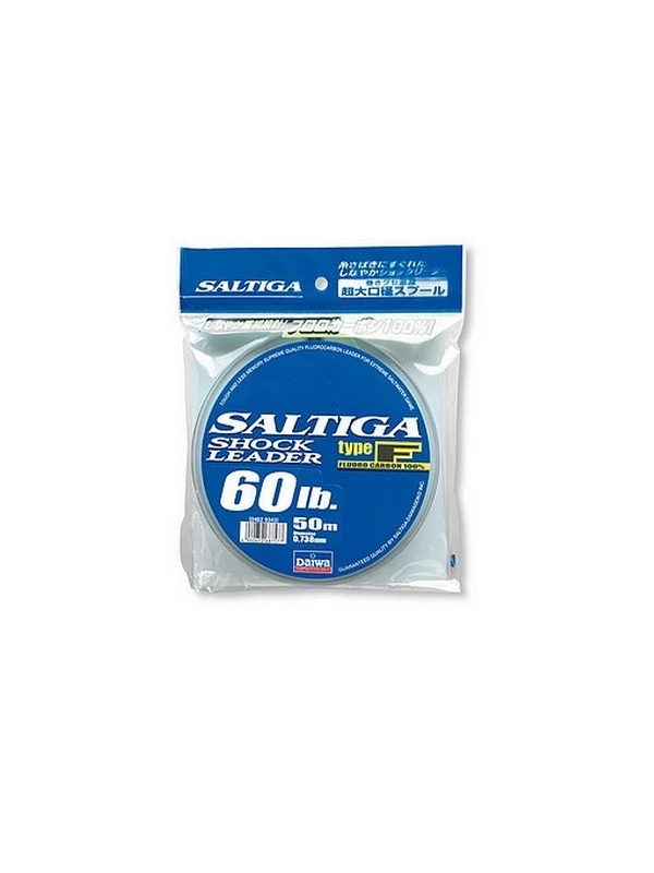 Поводочный материал Daiwa saltiga fluorocarbon shock leader 50м 0,80мм - фото 1